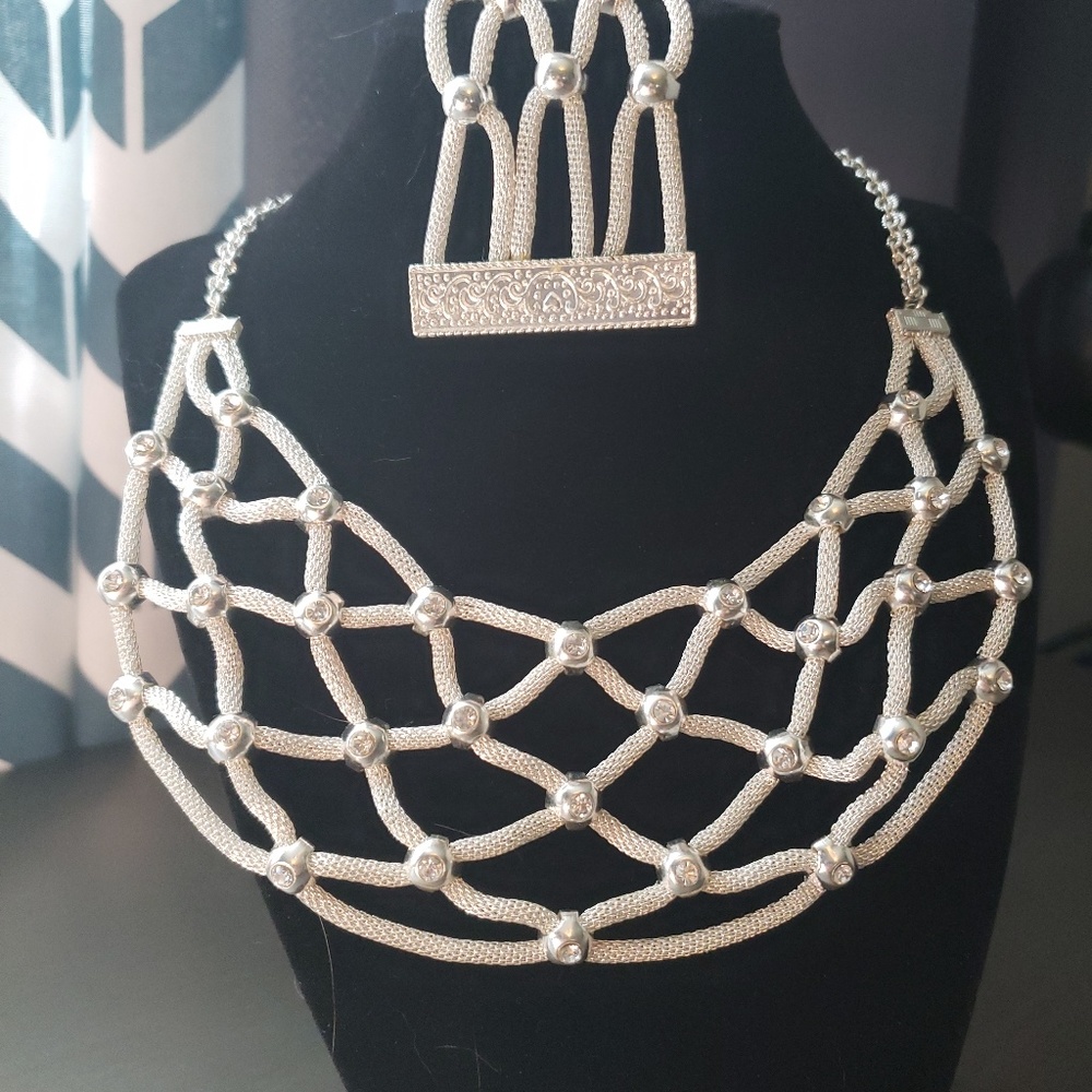 HSN Serena Williams Crystal Necklace & Bracelet